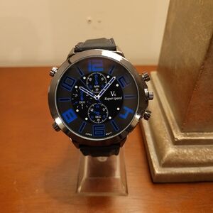 Brand New Blue & Black V6 Super Speed Men’s Watch